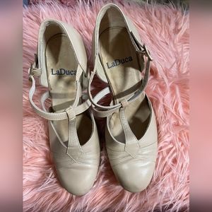 LA DUCA, heels, tan, dance,